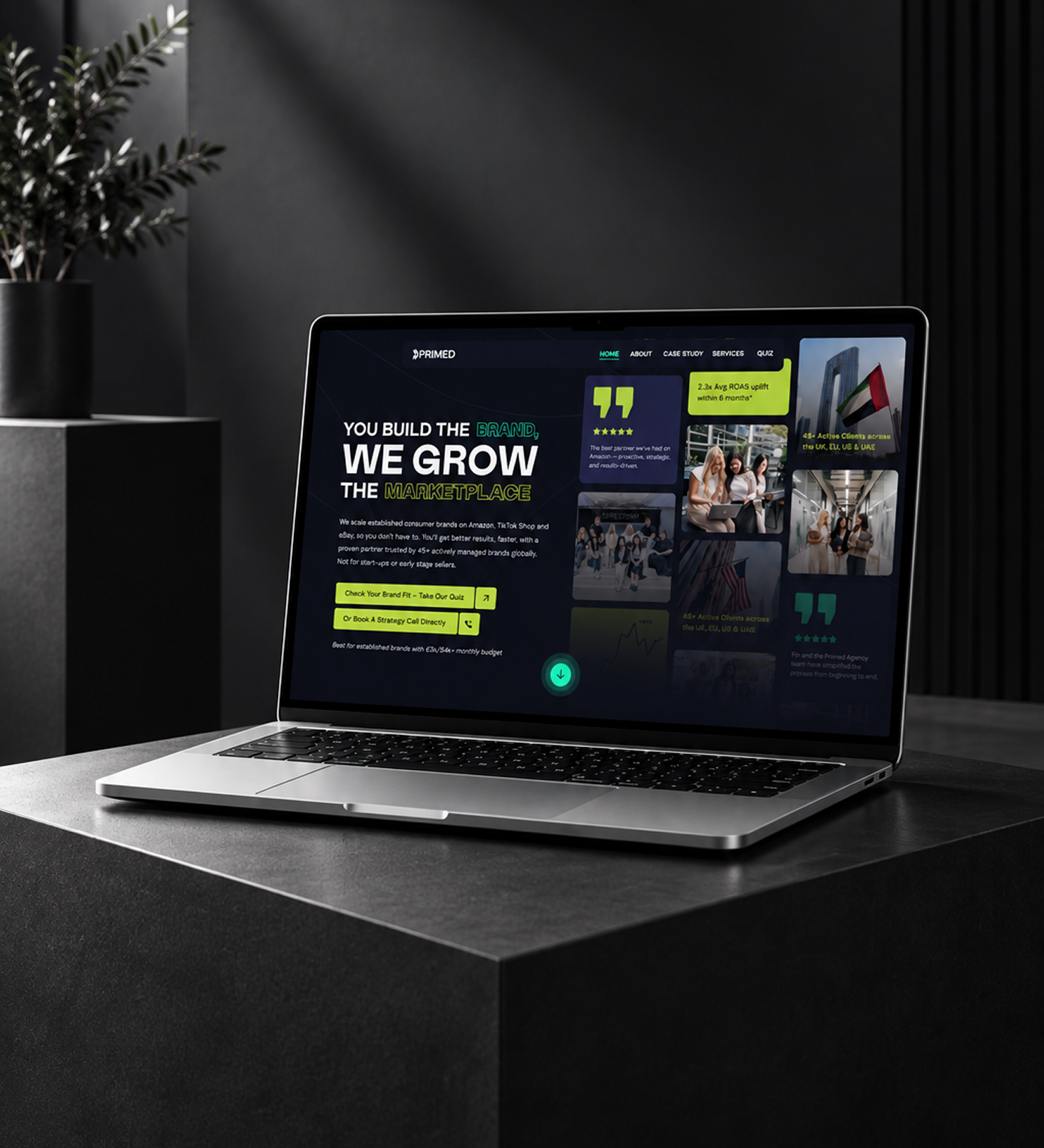 Portfolio website screenshot